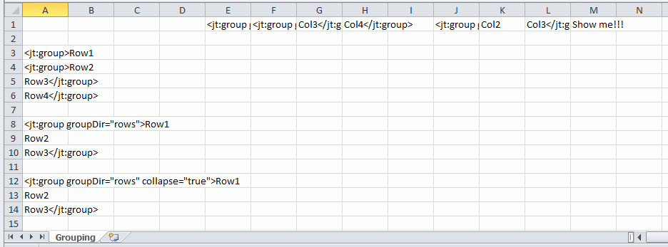 Group Template